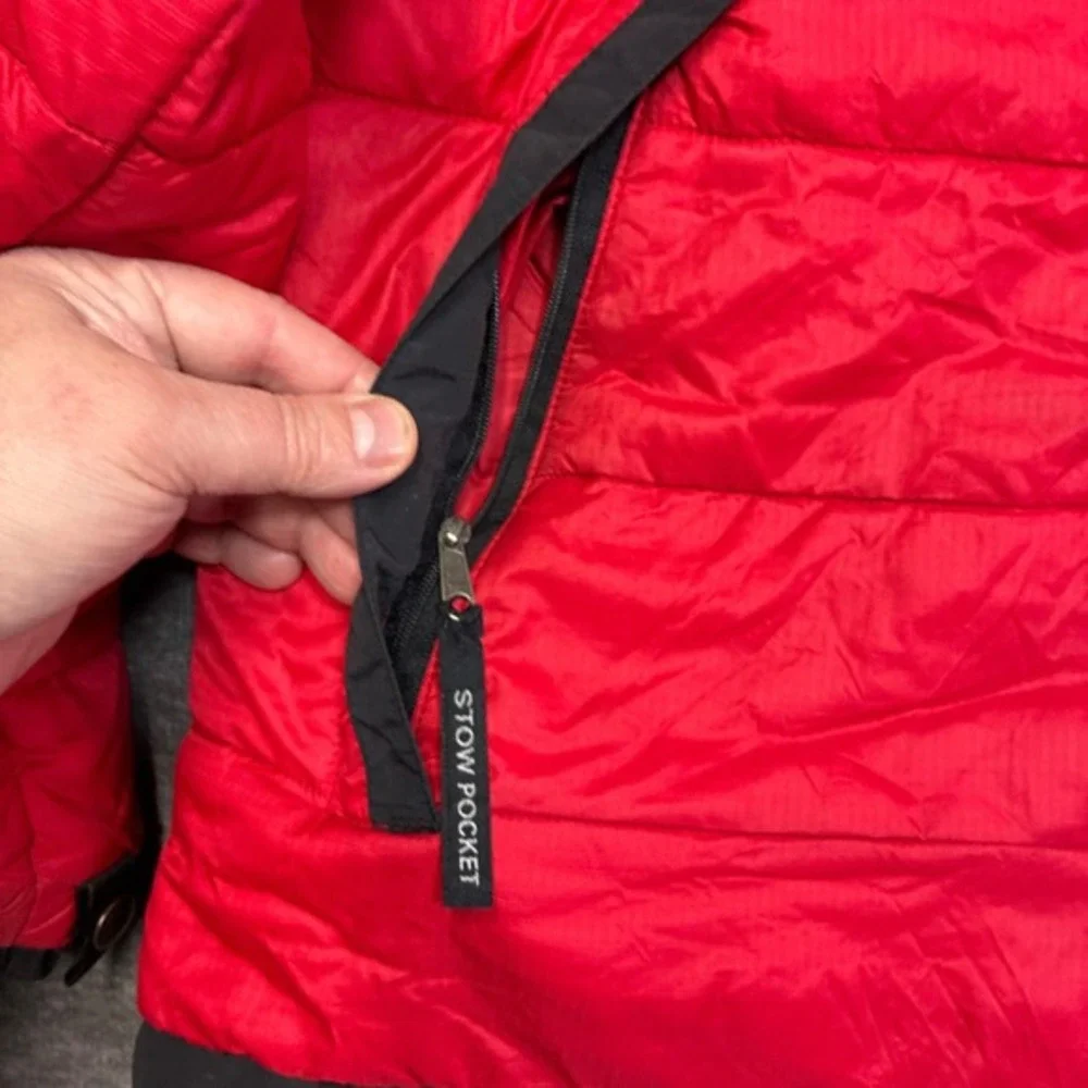 The North Face Cerro Torre Puffer Jacket Men Large Red Vintage‎ Gorpcore 80s